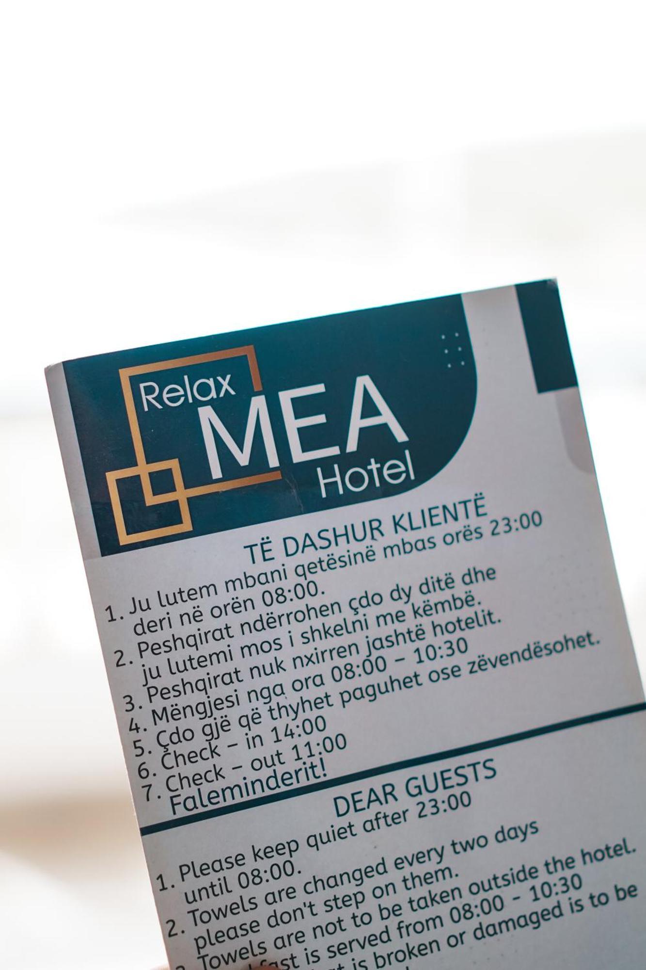 Relax Mea Hotel Sarandë Exteriér fotografie